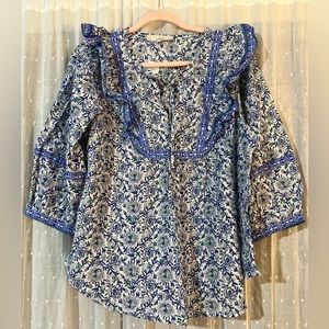 NWT Loft boho blouse